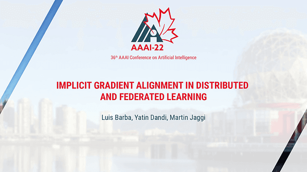 Implicit Gradient Alignment in Distributed and Federated Learning