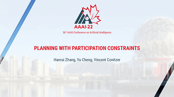 Planning with Participation Constraints