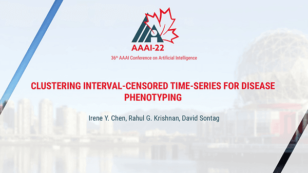 Clustering Interval-Censored Time-Series for Disease Phenotyping