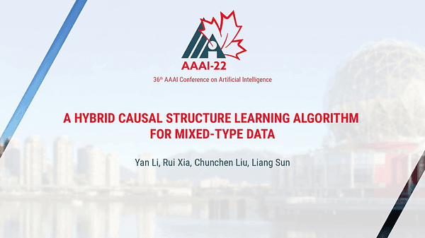 A Hybrid Causal Structure Learning Algorithm for Mixed-Type Data
