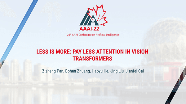 Less is More: Pay Less Attention in Vision Transformers