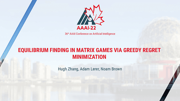 Equilibrium Finding in Matrix Games Via Greedy Regret Minimization