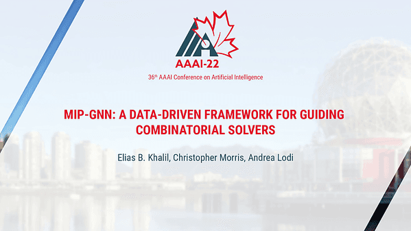 MIP-GNN: A Data-Driven Framework for Guiding Combinatorial Solvers