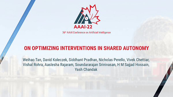 On Optimizing Interventions in Shared Autonomy