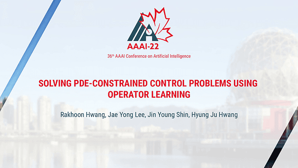 Solving PDE-Constrained Control Problems using Operator Learning