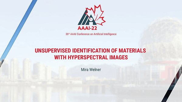 Unsupervised Identification of Materials with Hyperspectral Images