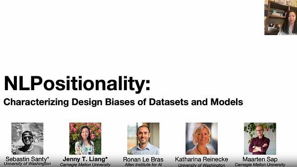 NLPositionality: Characterizing Design Biases of Datasets and Models