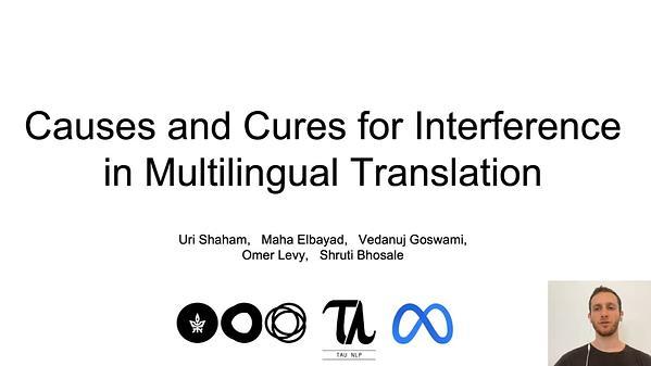 Causes and Cures for Interference in Multilingual Translation