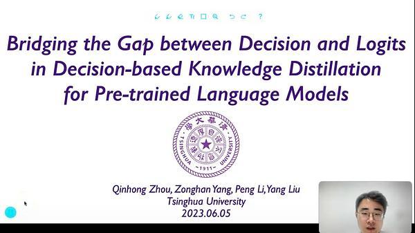 Bridging the Gap between Decision and Logits in Decision-based Knowledge Distillation for Pre-trained Language Models