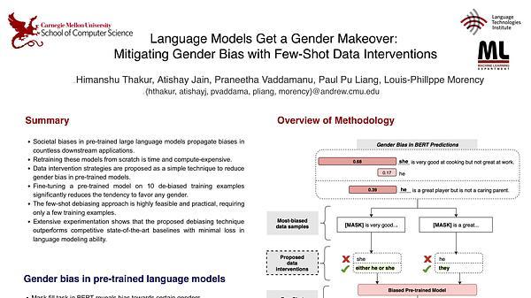 Language Models Get a Gender Makeover: Mitigating Gender Bias with Few-Shot Data Interventions