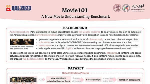 Movie101: A New Movie Understanding Benchmark