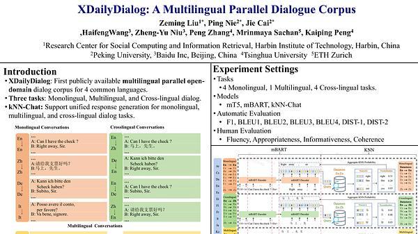 XDailyDialog: A Multilingual Parallel Dialogue Corpus