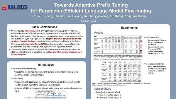 Towards Adaptive Prefix Tuning for Parameter-Efficient Language Model Fine-tuning