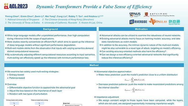 Dynamic Transformers Provide a False Sense of Efficiency