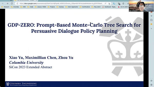 GDP-Zero: Prompt-Based Monte-Carlo Tree Search for Persuasive Dialogue Policy Planning