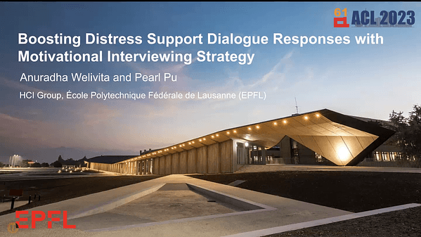 Boosting Distress Support Dialogue Responses with Motivational Interviewing Strategy