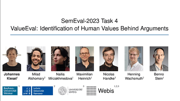 SemEval-2023 Task 4: ValueEval: Identification of Human Values behind Arguments