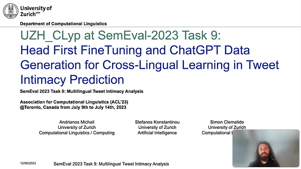 UZH_CLyp at SemEval-2023 Task 9: Head-First Fine-Tuning and ChatGPT Data Generation for Cross-Lingual Learning in Tweet Intimacy Prediction