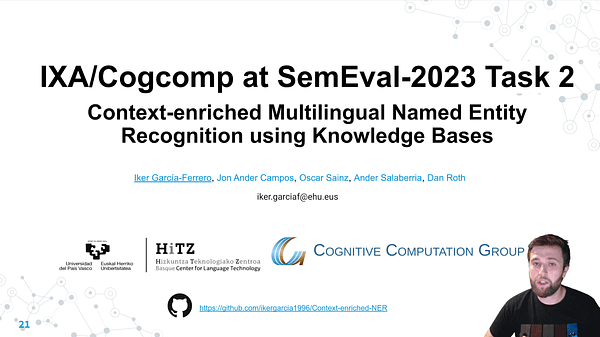 IXA/Cogcomp at SemEval-2023 Task 2: Context-enriched Multilingual Named Entity Recognition Using Knowledge Bases