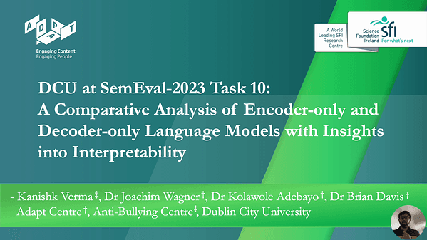 DCU at SemEval-2023 Task 10: A Comparative Analysis of Encoder-only and Decoder-only Language Models with Insights into Interpretability