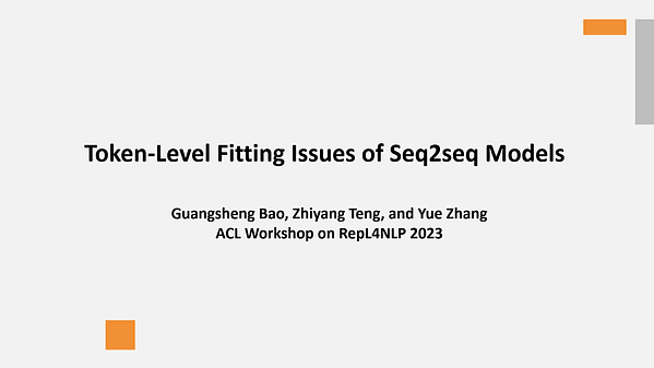 Token-level Fitting Issues of Seq2seq Models