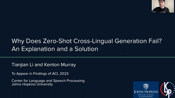 Why Does Zero-Shot Cross-Lingual Generation Fail? An Explanation and a Solution