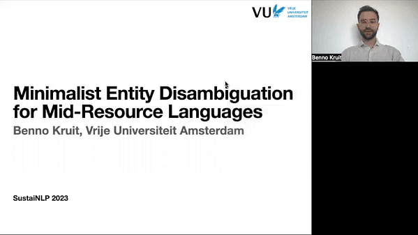 Minimalist Entity Disambiguation for Mid-Resource Languages
Benno Kruit (b.b.kruit@vu.nl)
Status: Accept