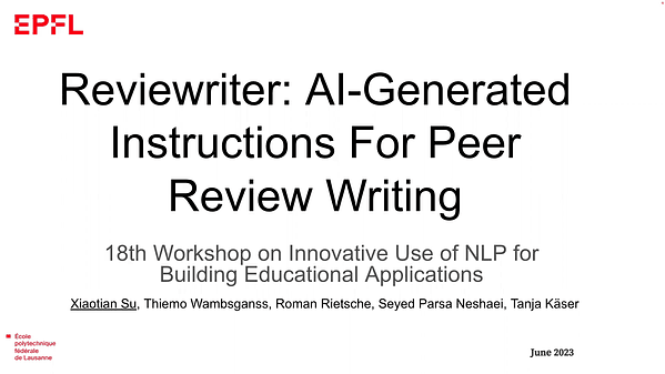 AI-Generated Instructions For Peer Review Writing