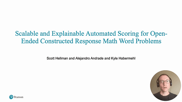 Scalable and Explainable Automated Scoring for Open-Ended Constructed Response Math Word Problems