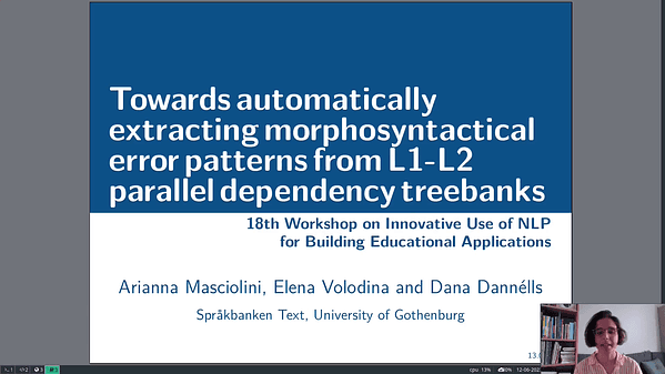 Towards automatically extracting morphosyntactical error patterns from L1-L2 parallel dependency treebanks