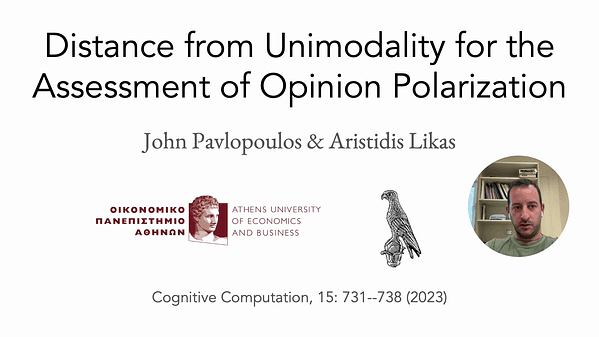 Distance from Unimodality: Assessing Polarization in Abusive Language