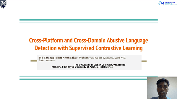 Cross-Platform and Cross-Domain Abusive Language Detection with Supervised Contrastive Learning