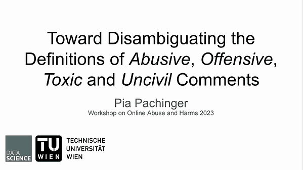 Toward Disambiguating the Definitions of Abusive, Offensive, Toxic, and Uncivil Comments