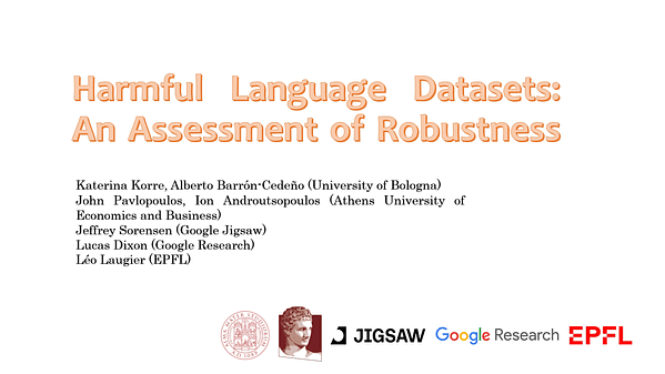 Harmful Language Datasets: An Assessment of Robustness