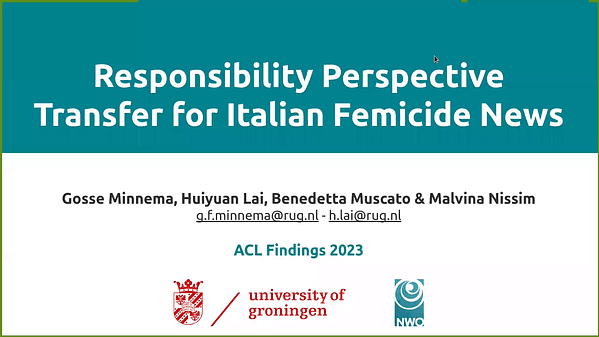 Responsibility Perspective Transfer for Italian Femicide News