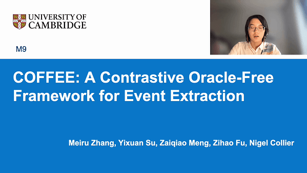 COFFEE: A Contrastive Oracle-Free Framework for Event Extraction