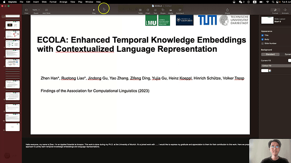 ECOLA: Enhancing Temporal Knowledge Embeddings with Contextualized Language Representations