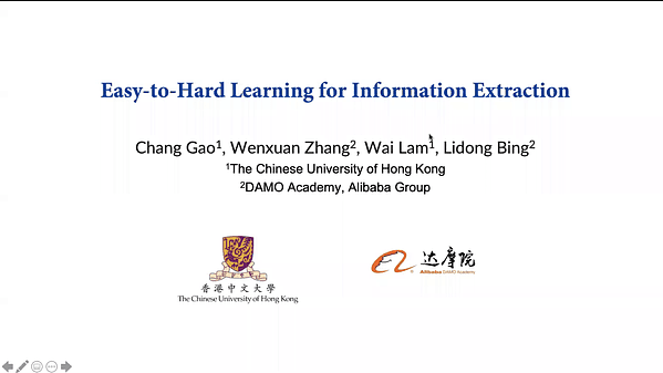 Easy-to-Hard Learning for Information Extraction