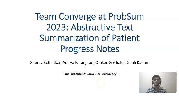 Team Converge at ProbSum 2023: Abstractive Text Summarization of Patient Progress Notes