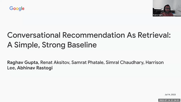 Conversational Recommendation as Retrieval: A Simple, Strong Baseline