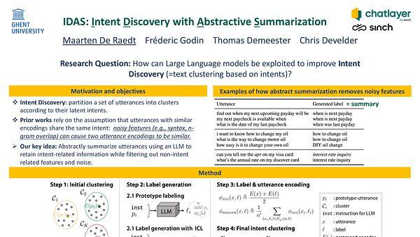 IDAS: Intent Discovery with Abstractive Summarization