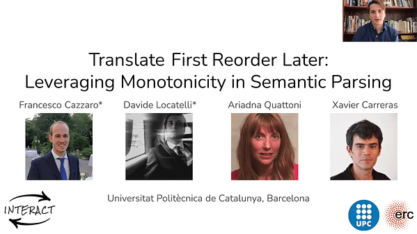 Translate First Reorder Later: Leveraging Monotonicity in Semantic Parsing