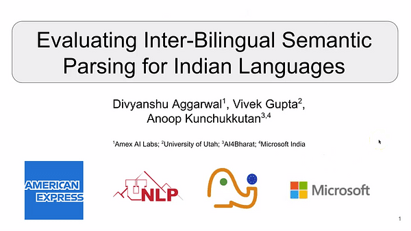 Evaluating Inter-Bilingual Semantic Parsing for Indian Languages