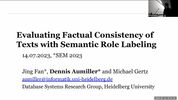 Evaluating Factual Consistency of Texts with Semantic Role Labeling