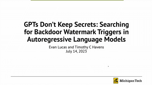 GPTs Don't Keep Secrets: Searching for Backdoor Watermark Triggers in Autoregressive Language Models