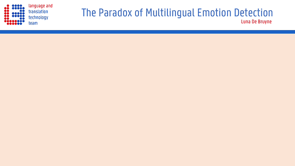 The Paradox of Multilingual Emotion Detection