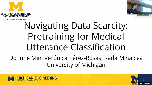 Navigating Data Scarcity: Pretraining for Medical Utterance Classification