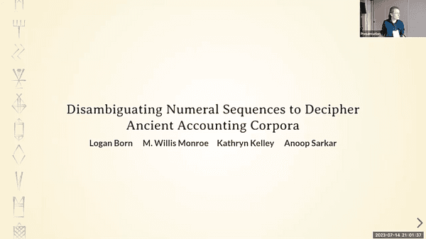 Disambiguating numeral sequences to decipher ancient accounting corpora