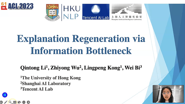 Explanation Regeneration via Information Bottleneck