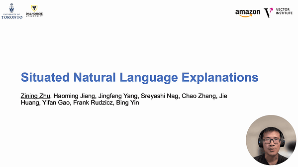 Situated Natural Language Explanations